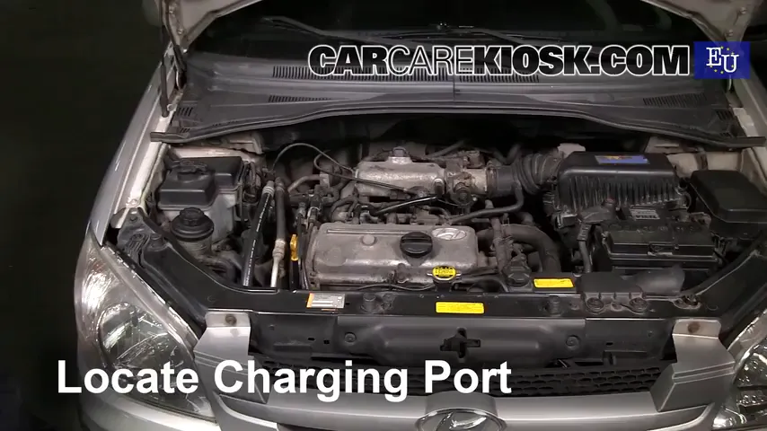 2002 Hyundai Getz GL 1.1L 4 Cyl. Air Conditioner Recharge Freon